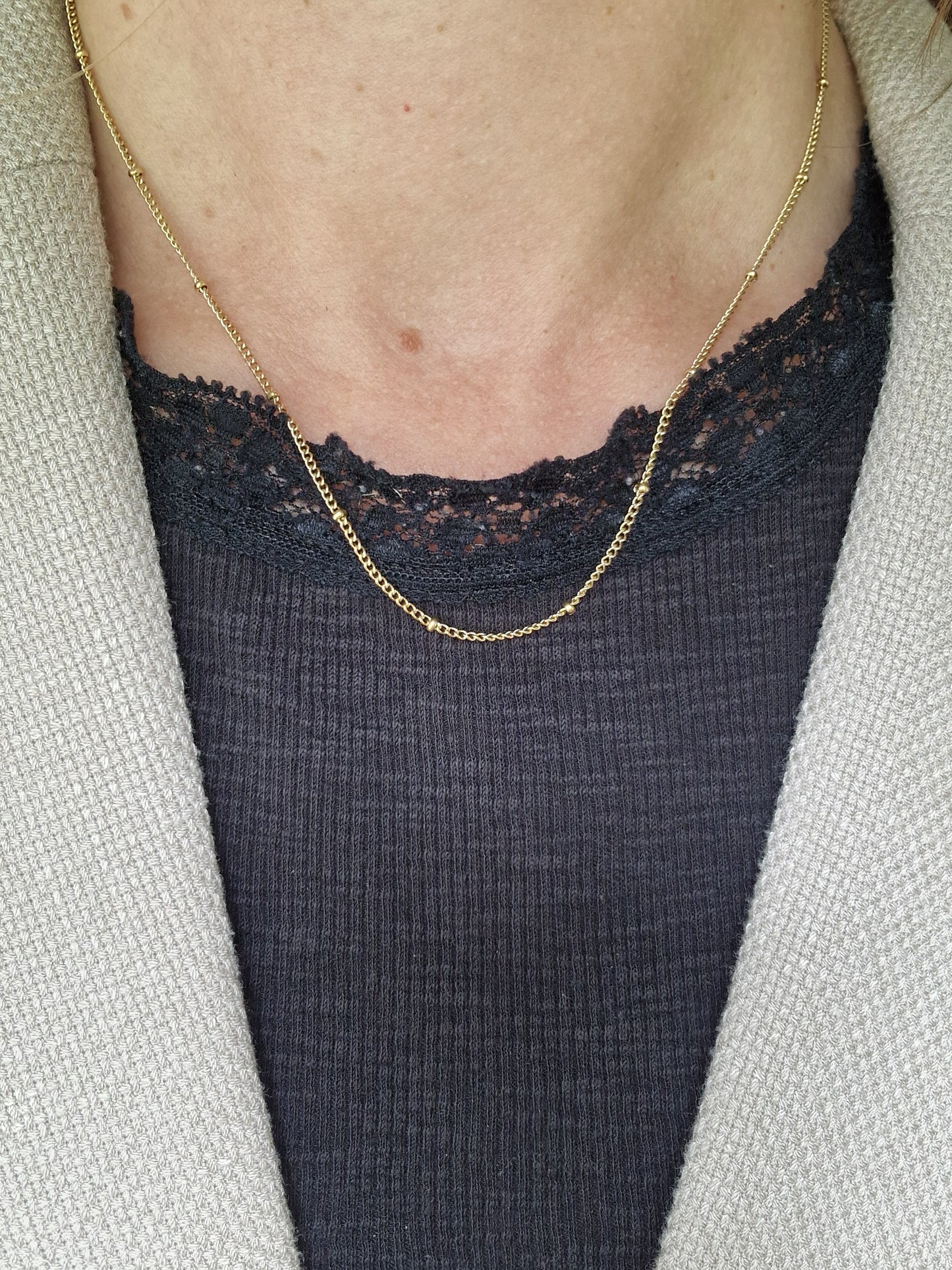 Guitar Tiger Eye Necklace Pendant
