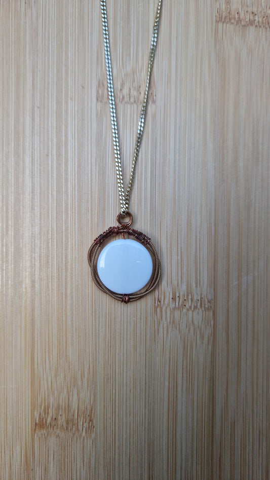 Rotating Worlds' Necklace Pendant